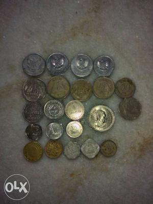 Many old coins and other country's