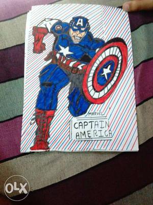 Marvel Captain America Drawing