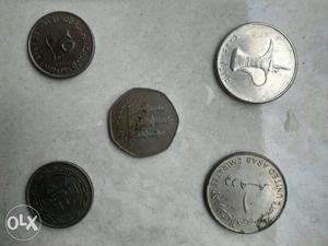 Old coins and world coins