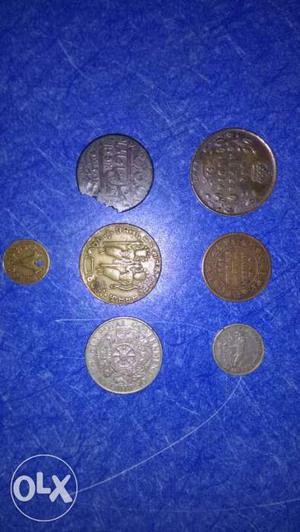 Silver And Bronze Coins Collection