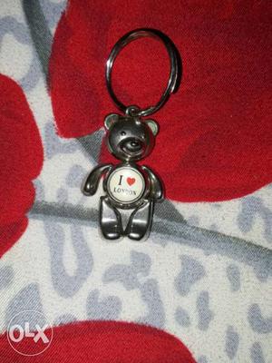 Teddy bear keychain bought from london