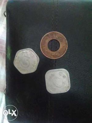 Vintage coins, one pice of year nine