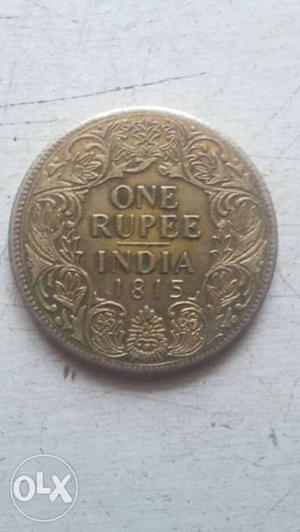  victoria queen one rupees India