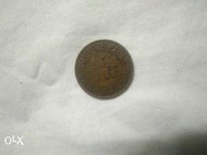1 Anna coin of king George VI era (year )