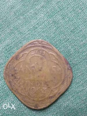 2 Indian Anna  Coin