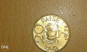 20 pise india coins