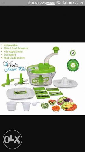 All in one vegetable cutter.+ Atta maker + juicer