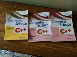 All three sumita arora computer book set for CBSE