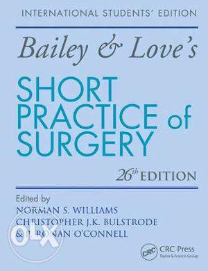 Bailey And Love's Short Practice Of Surgery 26th Edition