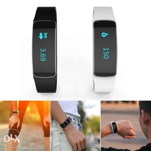 Black And White Fitness Band