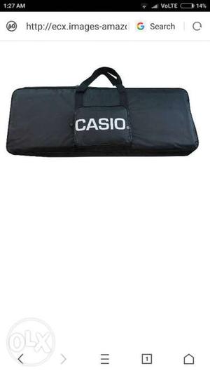 Black Casio padded soft keyboard Bag(61 keys). Urgent sell.