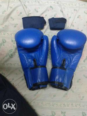 Boxing Gloves and Wraps unused