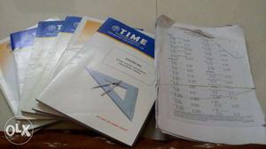 Educational Book And Questionnaire Paper Lot