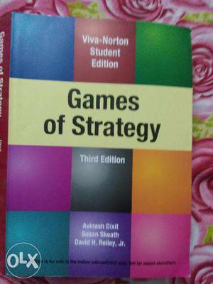 Games of Strategy by avinash dixit