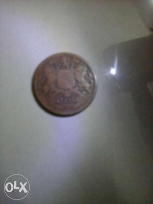 Indian copper coin of 