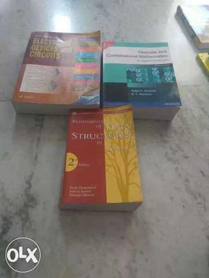 New unused books.sartaj sahani 300 /- grimaldi 400/- jb