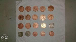 Old Antique Coins Just / Only.