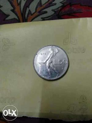 Silver L. Coin