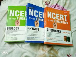 Three NCERT Biology, Physics And Chemistry Books