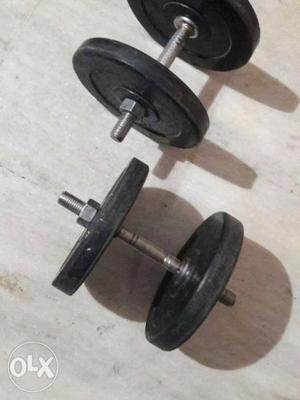 Two Pro Style Dumbbells