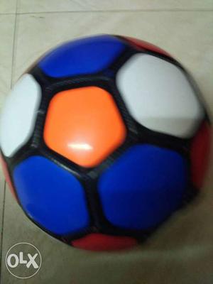 White And Blue Soccerball Toy