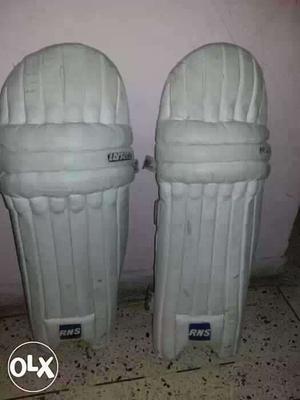 White Leather RNS Cricket Bats