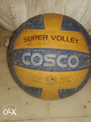 Yellow And Blue Cosco Super Volley Volley Ball