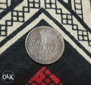 107 years old Indian Coin. Made in 