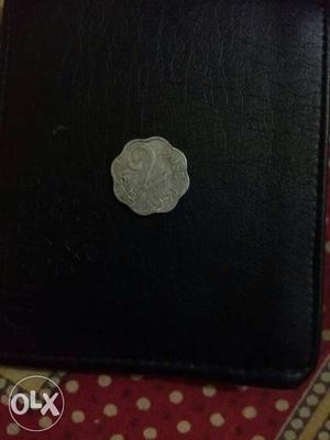 2 Scalloped Silver Coin