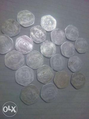 20 Indian Coin Lot