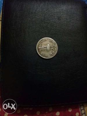 25 Round Silver Coin
