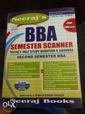 B.B.A 2nd semester scanner, very lightly used,