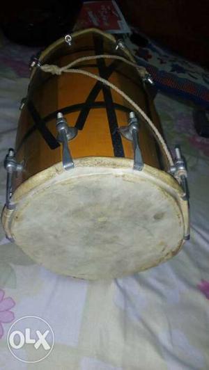 Beige And Brown Djembe