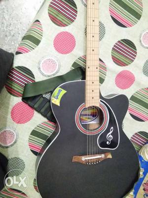 Black Acoustic Guitar