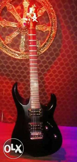 Black Stratocaster Electric Guitar