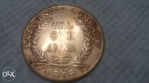 British Indian 100% original UKL 1 Anna 