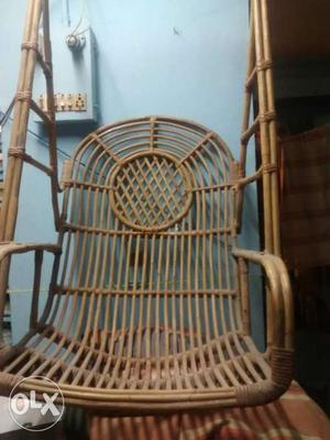 Brown Woven Swing Chair