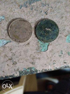 Copper 1anna coins