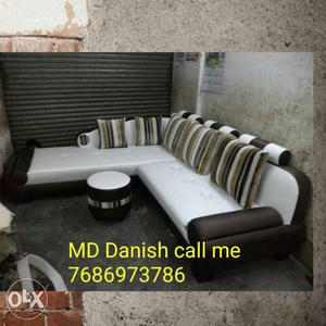 Dhol corner sofa set with warranty good material