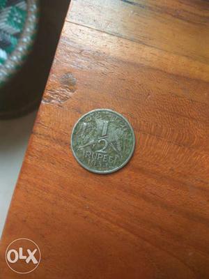 Half rupee old coin. Price negotiable.