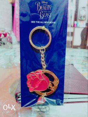 Imported Beauty and the Beast Keychain