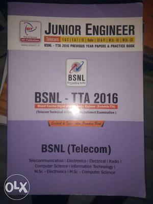 Junior Engineer BSNL-TTA  Book