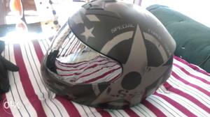 LS2 Combat Helmet and ProBiker Gloves