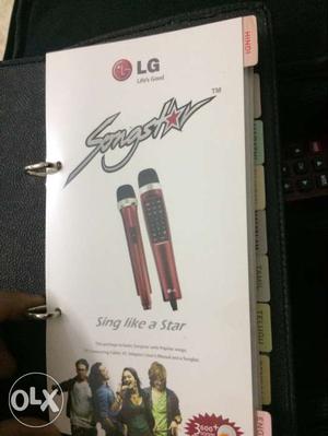 Lg Songstar Karaoke - Full Set - Never Used