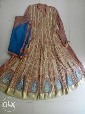 Lovely Anarkali dress just worn once.In very good condition.