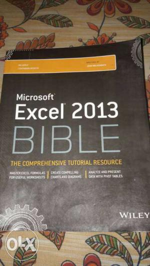 Microsoft Excel  Bible The Comprehensive Tutorial