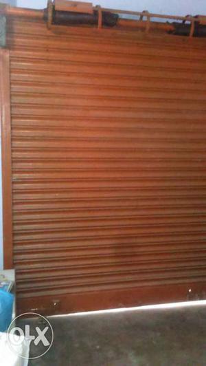 Orange Roller Shutter