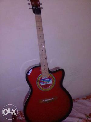 REd Givson Guitar with Bag