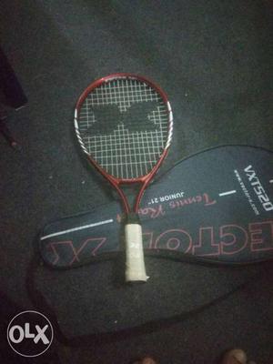 Red And White Racquet Racket