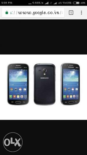 Samsung s duos 2 with box bil good condion